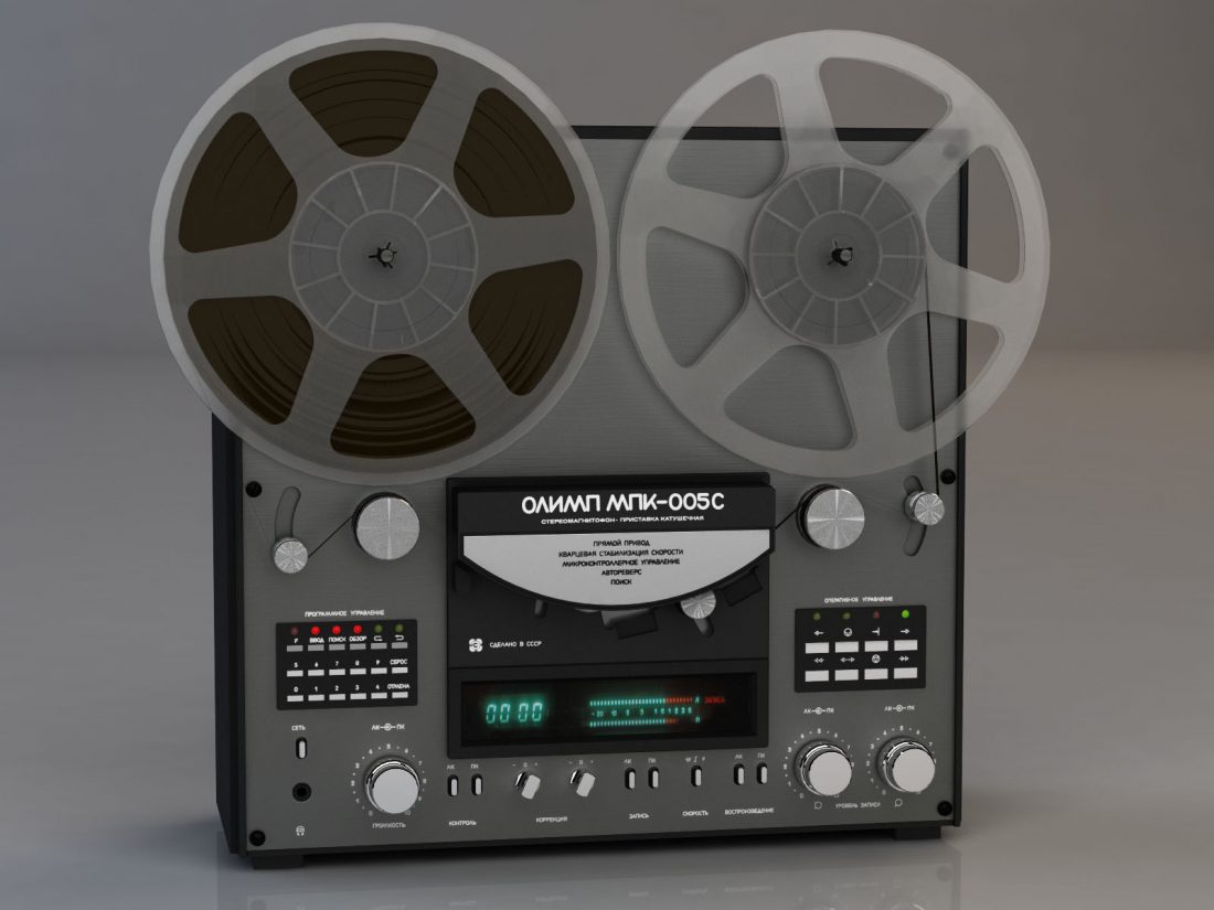 复古磁带录音机 Olympus-IPC-005C 3D模型下载 (MAX)