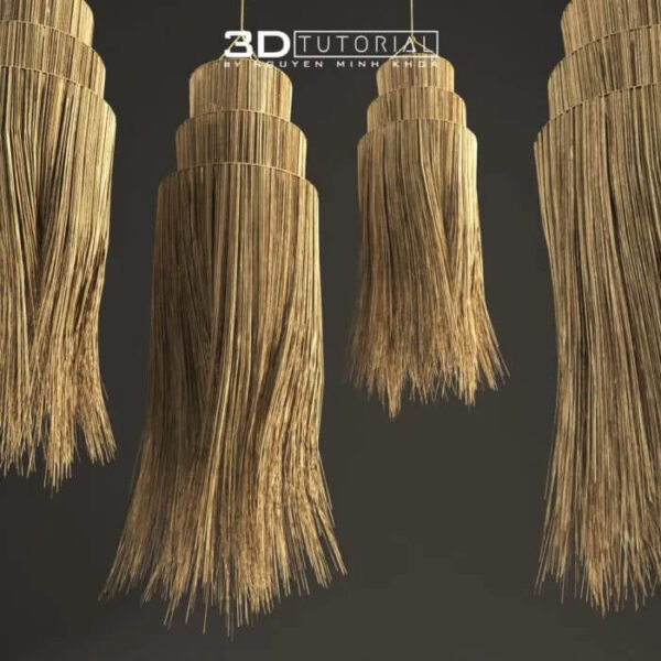 个性装饰风格的海草灯3D模型下载 (Max)