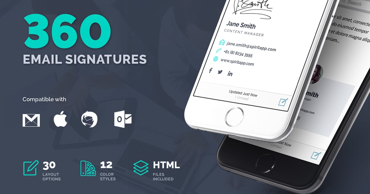 360款专业电子签名模板