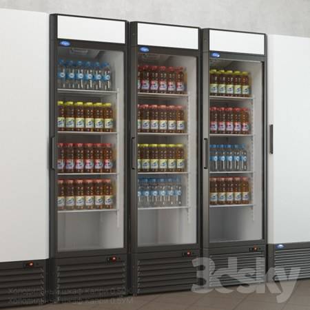 饮料冰柜3D模型（OBJ,FBX,MAX）