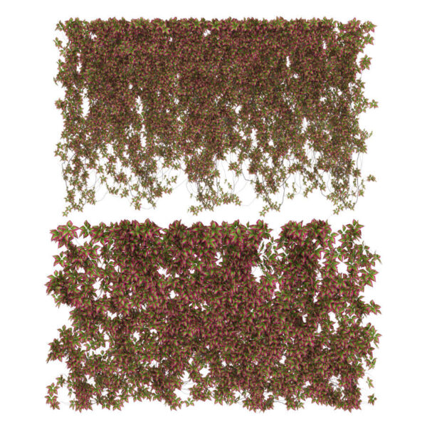 野葡萄叶墙3D模型（FBX,MAX）