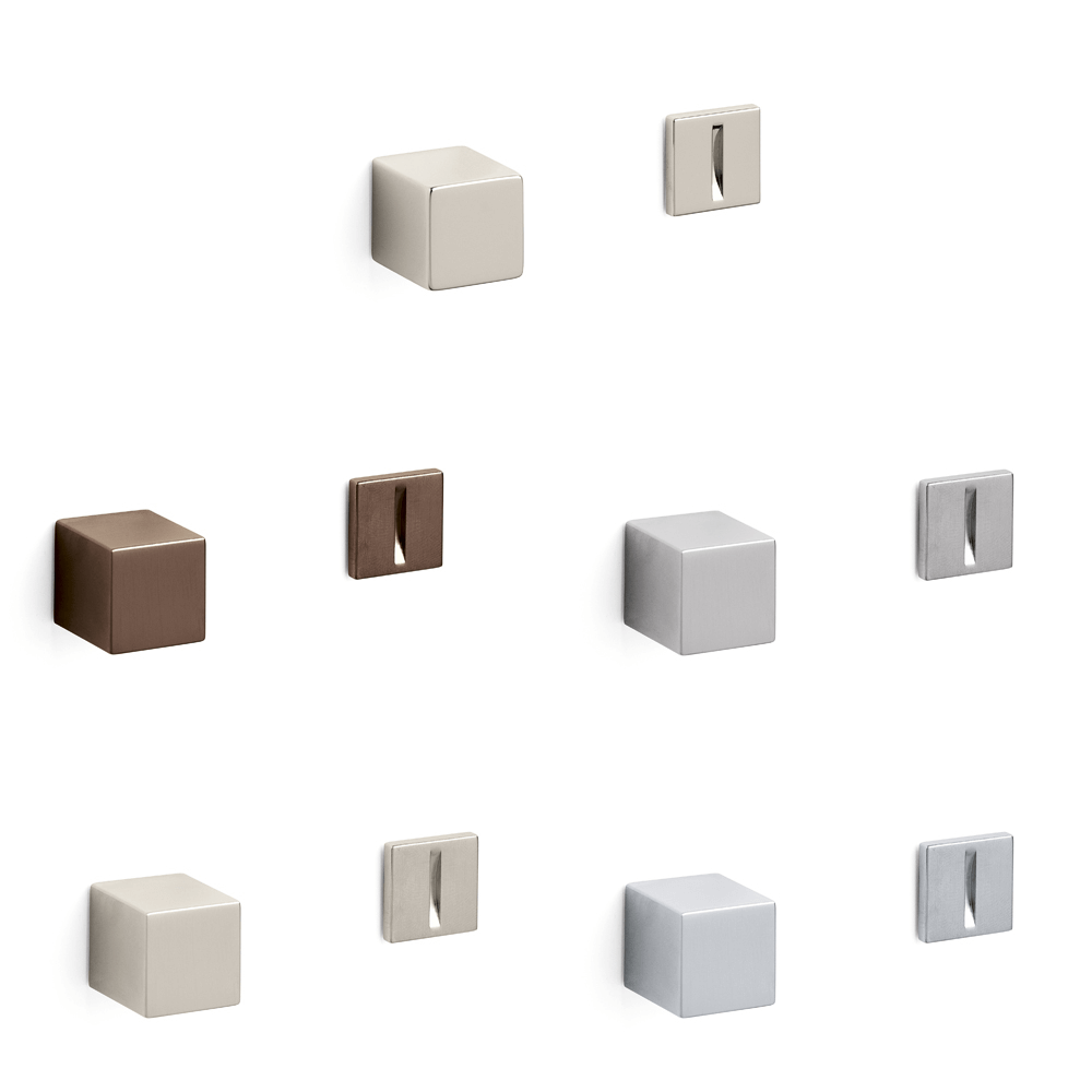 方形金属门吸10组颜色3D模型（OBJ,FBX,MAX）