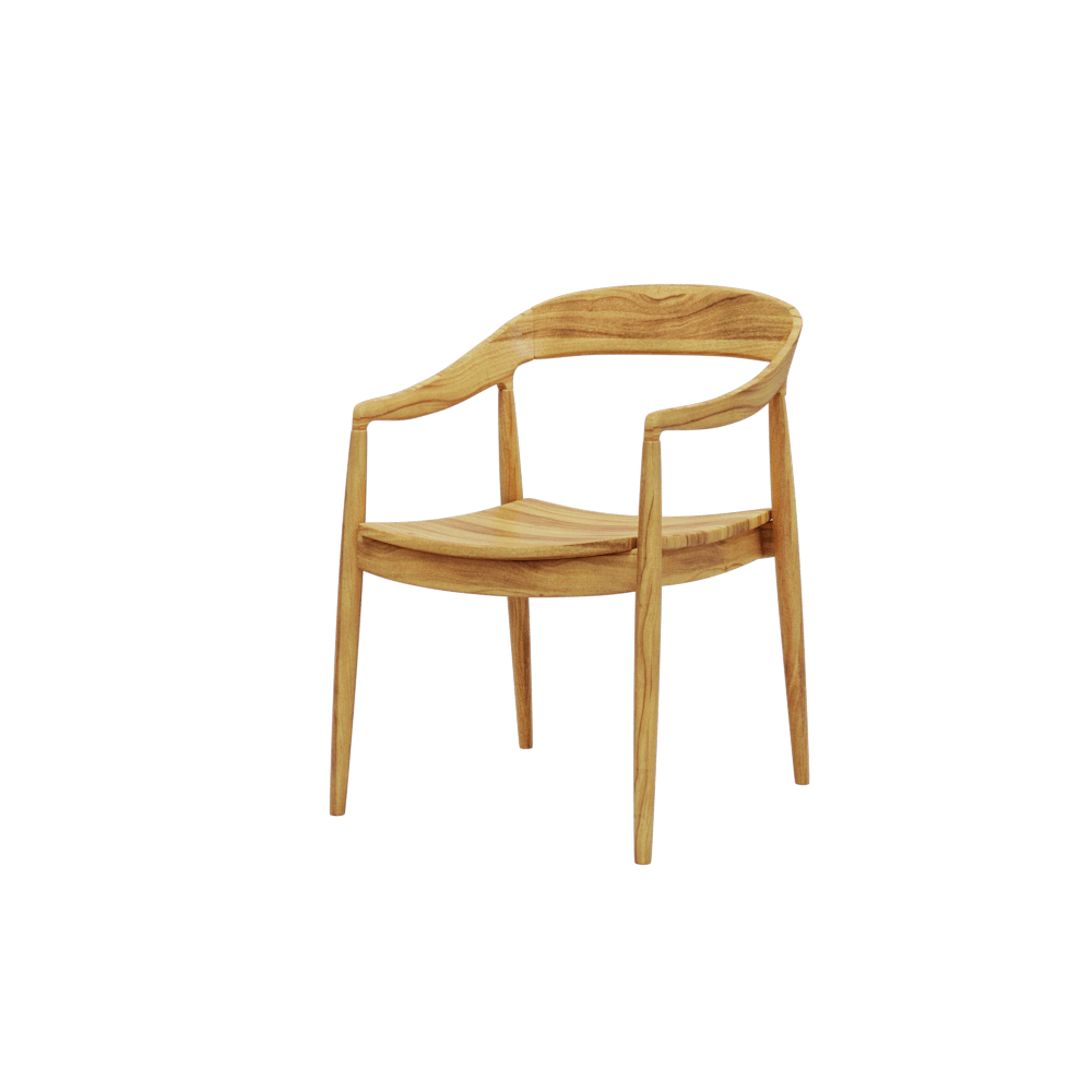 Sofia实木扶手椅3D模型（OBJ,FBX,MAX）