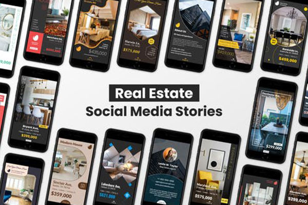 房地产广告社交媒体故事视频AE模板
