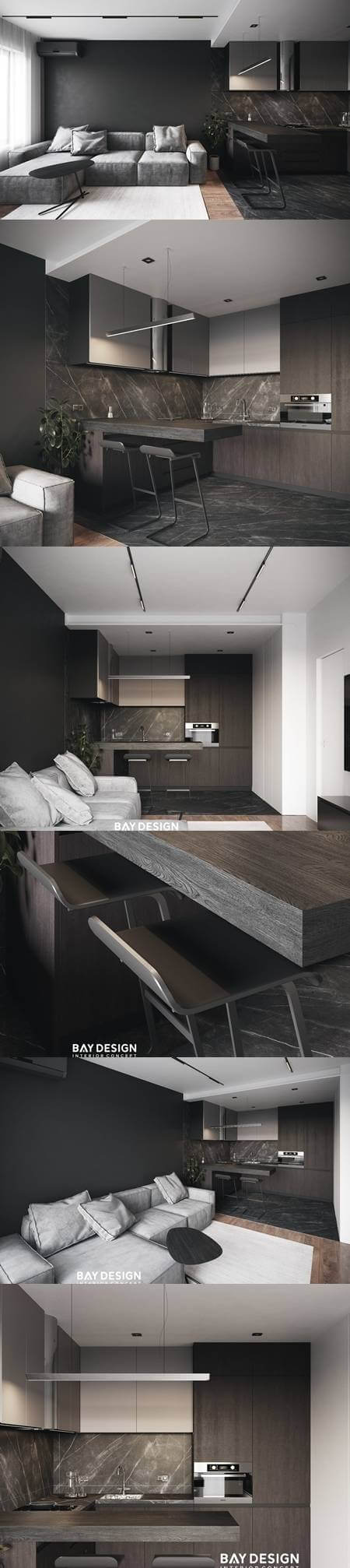 Duc Nam客厅设计卧室家具和装饰组合3D模型（MAX）