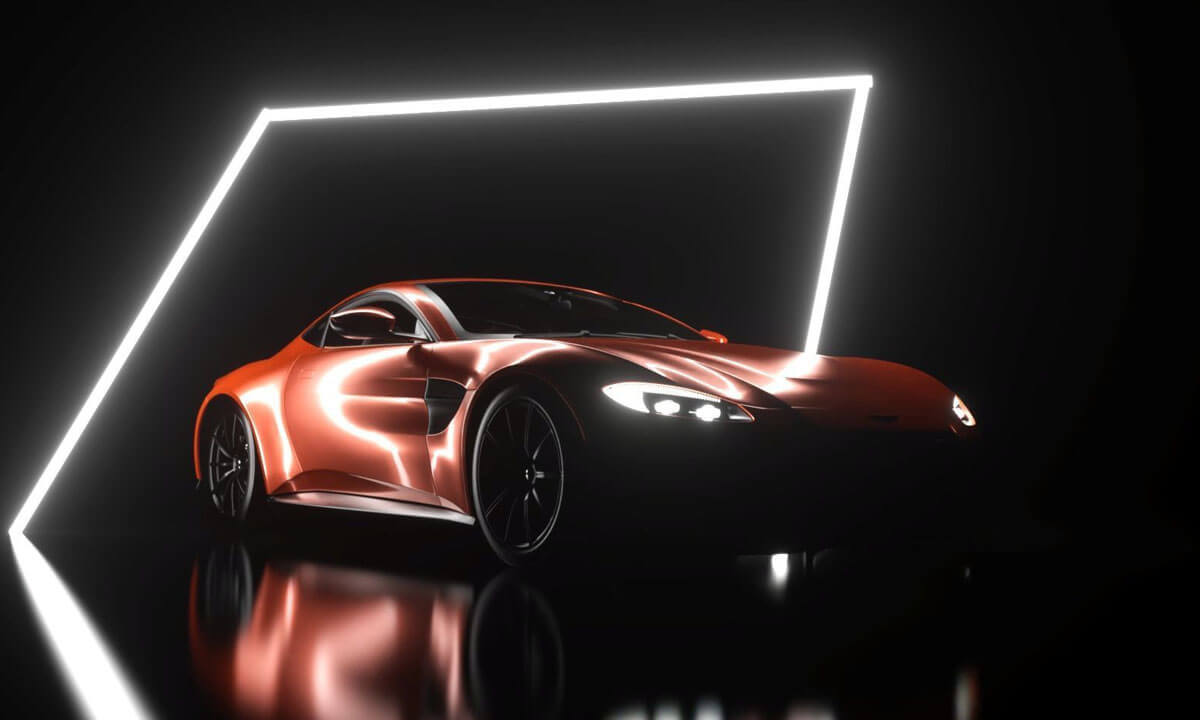 阿斯顿马丁 VINTAGE 3D 跑车汽车模型下载（blend,fbx,obj,max）