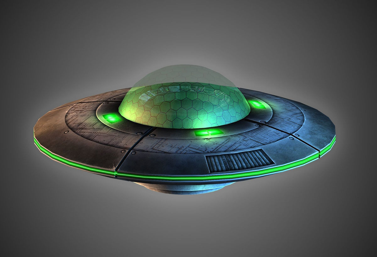 UFO 飞碟 3D模型下载（FBX,OBJ,MAX）