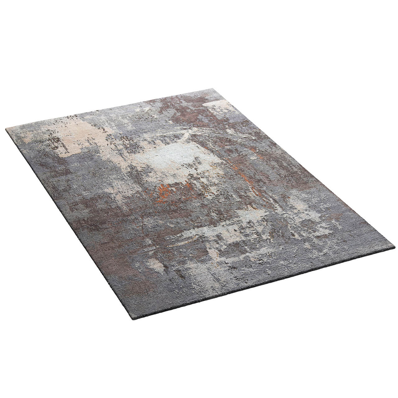 Thibault Van Renne长方形抽象图案灰色手工地毯3D模型（OBJ,FBX,MAX）