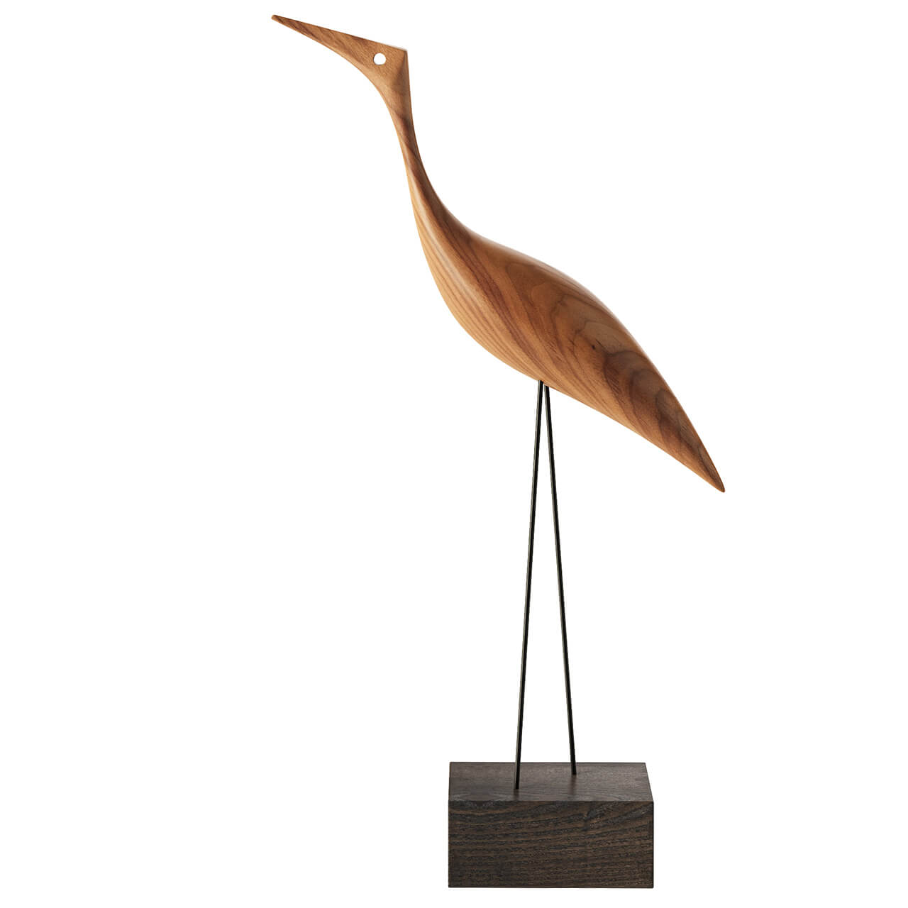 Warm Nordic木制鹭鸟工艺品3D模型（OBJ,FBX,MAX）