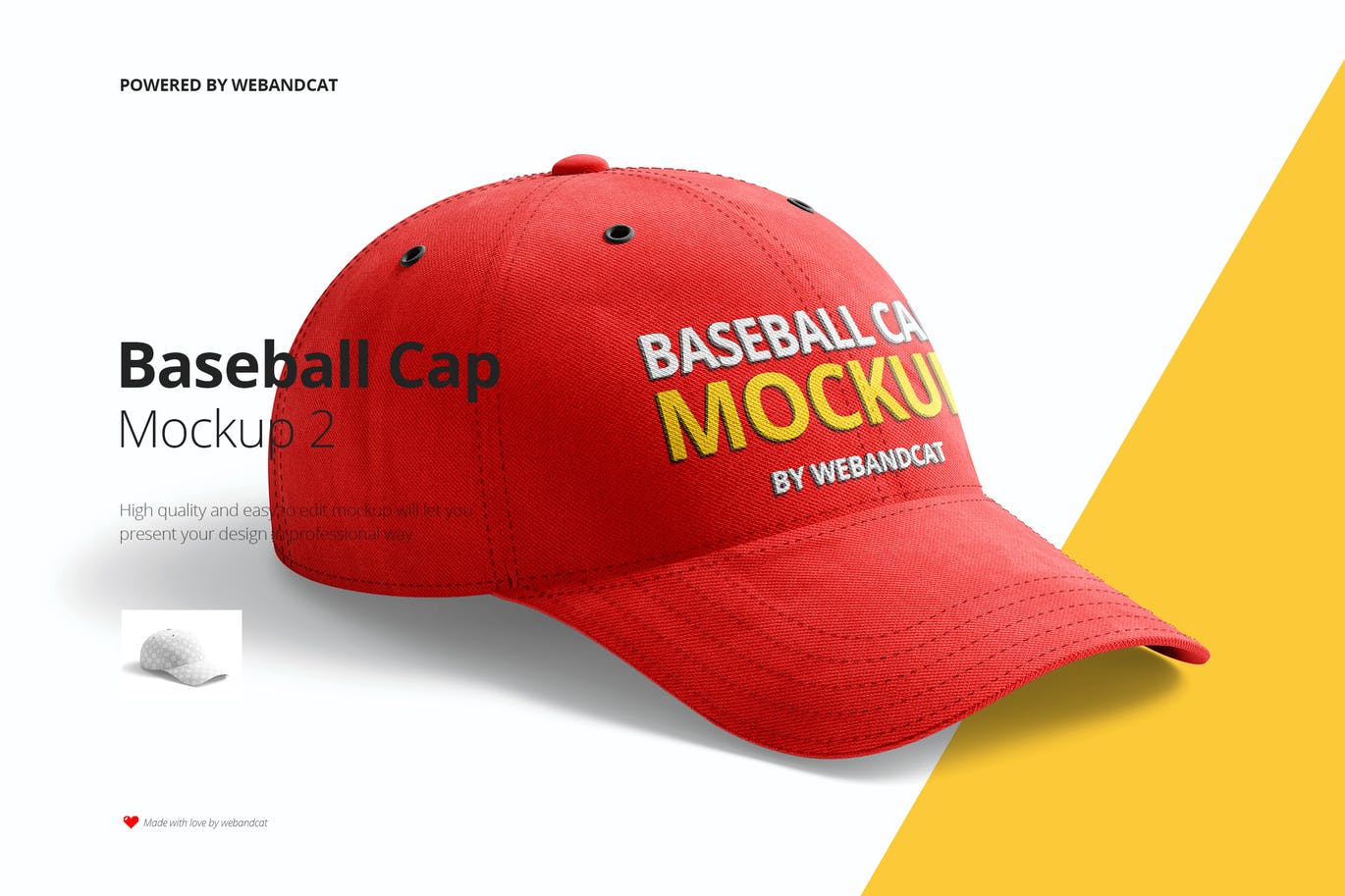 棒球帽模型2 (PSD)