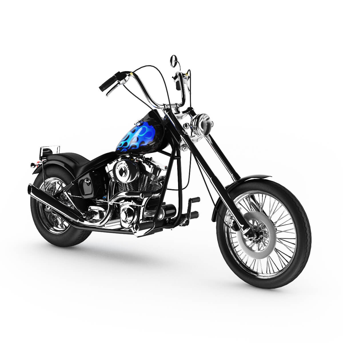 摩托车3D模型（OBJ,FBX,MAX）