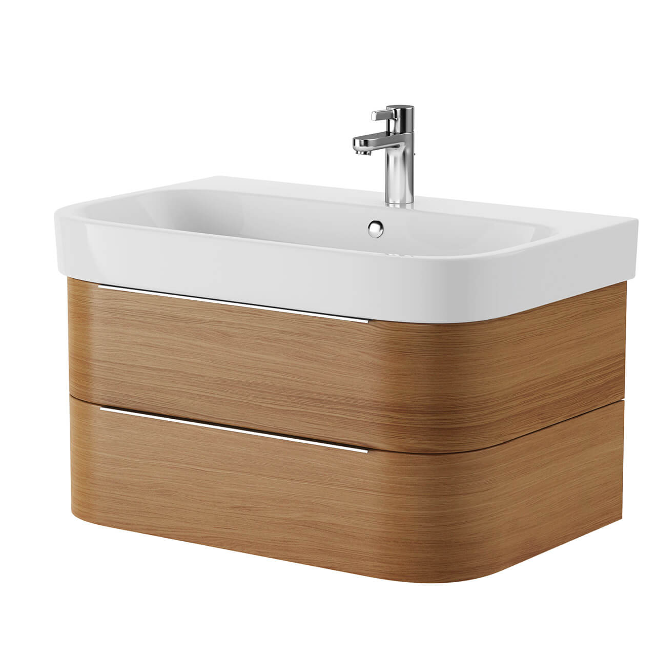 Duravit Happy D.2 H2636盥洗台壁挂式洗脸盆3D模型（OBJ,FBX,MAX）