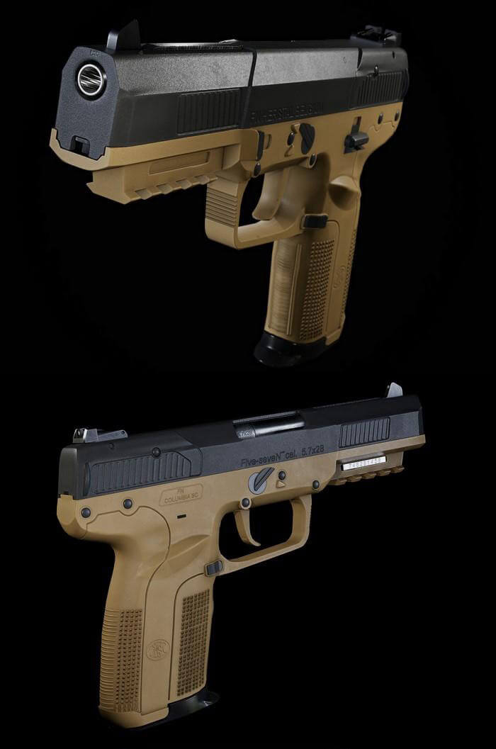 FN Five-seveN半自动手枪3D模型（OBJ,FBX,MAX）