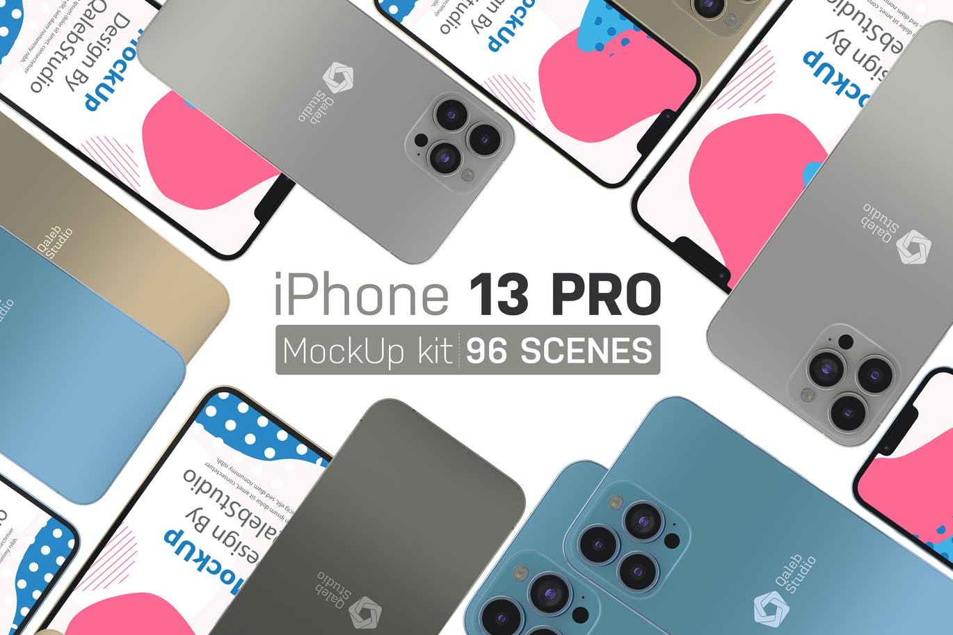 高端iPhone 13手机产品样机(PSD)