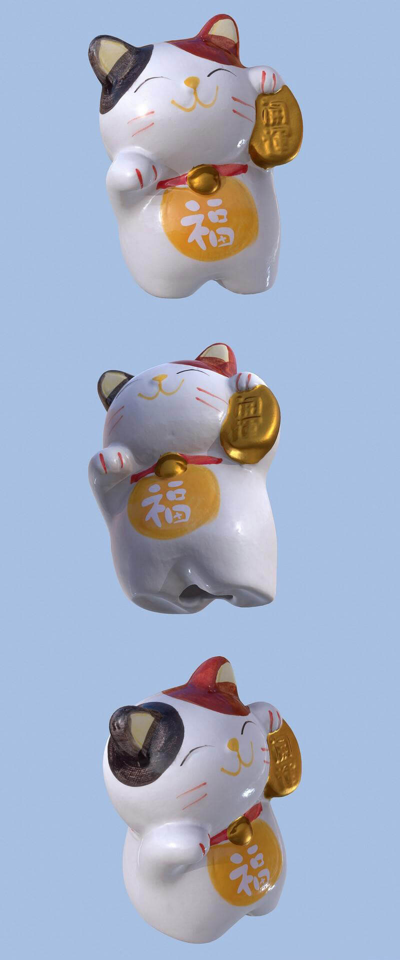 Maneki Neko招财猫3D模型（OBJ,FBX,MAX）