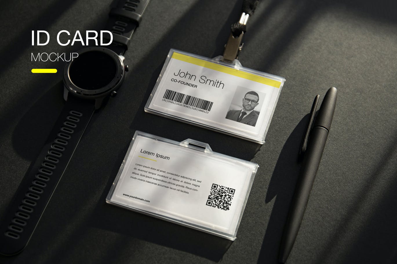 身份ID卡片样机 (PSD)