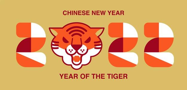 2022虎年新年Banner设计素材[eps]