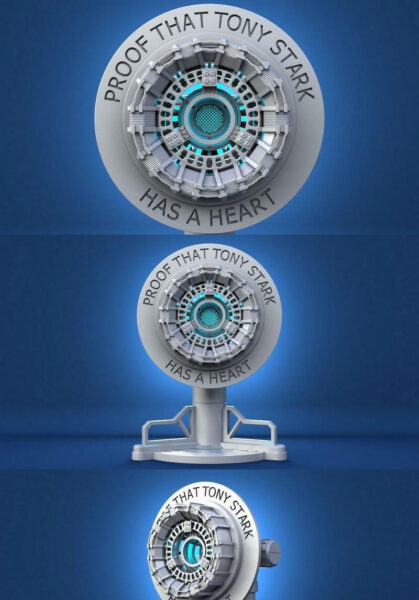 钢铁侠核心反应堆3D模型下载 (STL)