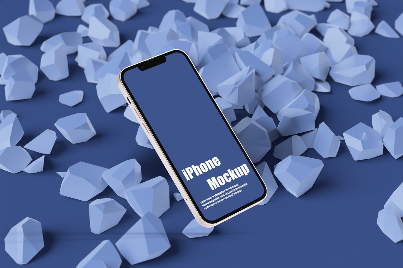iPhone 13苹果手机样机模板 (PSD)