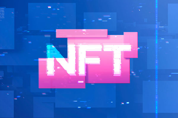 数字科技NFT海报设计模板 (psd)