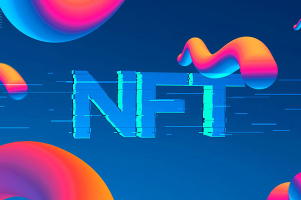 NFT区块链技术海报设计模板 (psd)