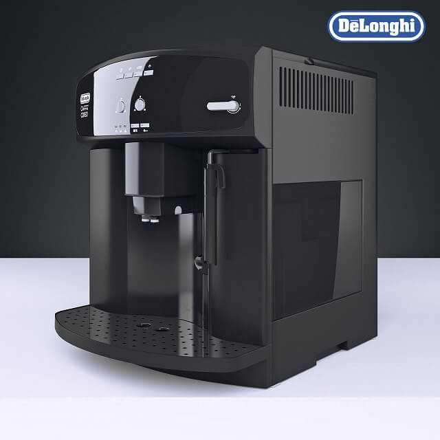 德龙Corso ESAM 2600黑色全自动咖啡机3D模型（OBJ,FBX,MAX）