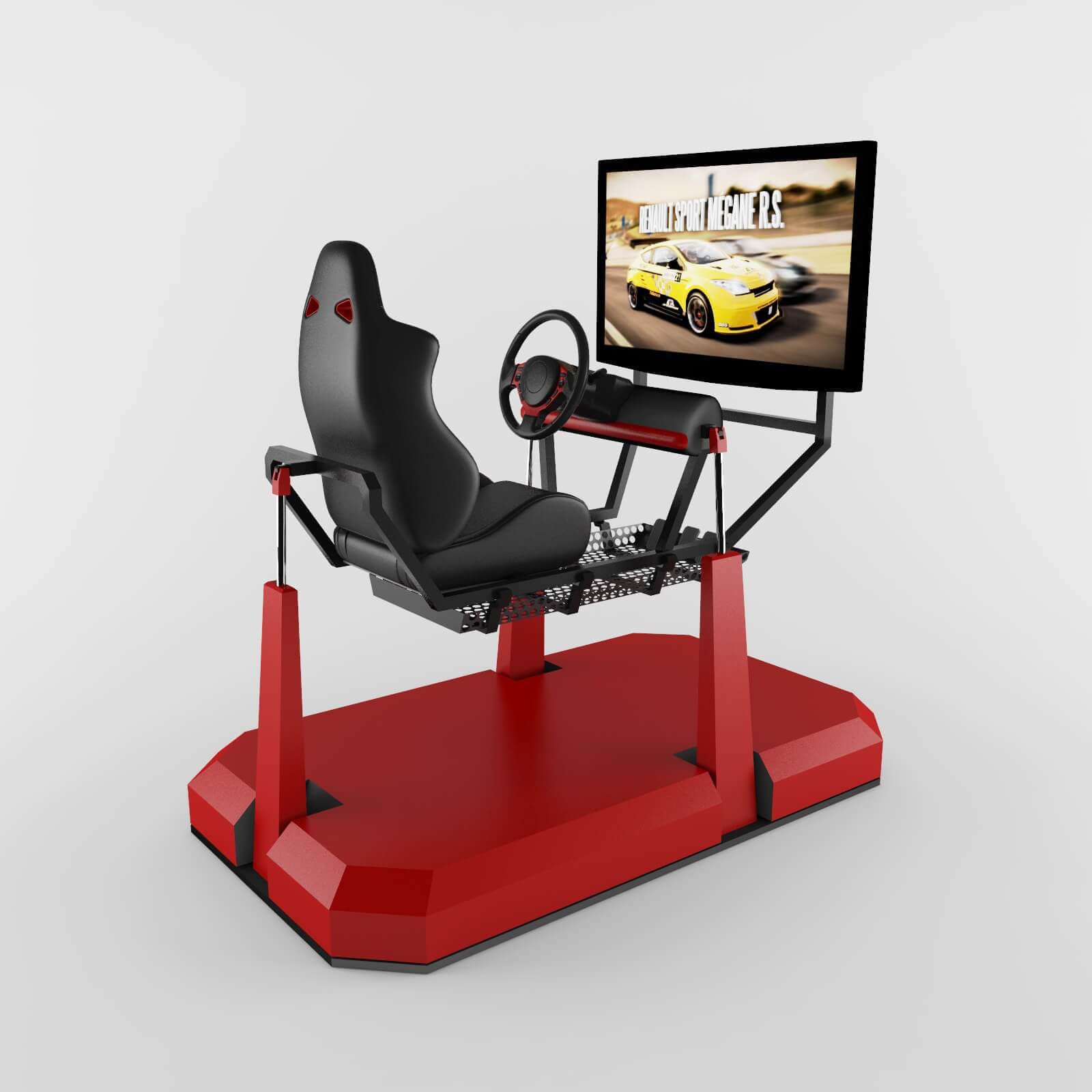 赛车游戏设备3D模型（OBJ,FBX,MAX）