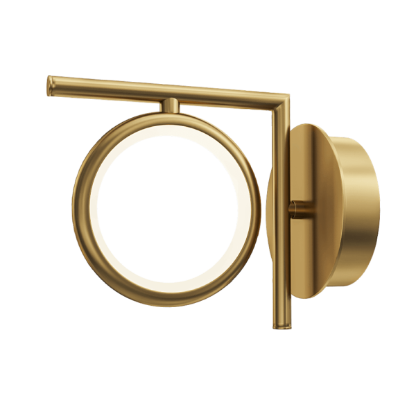 Olympia 6585哑光金色奥运环壁灯3D模型（OBJ,FBX,MAX）