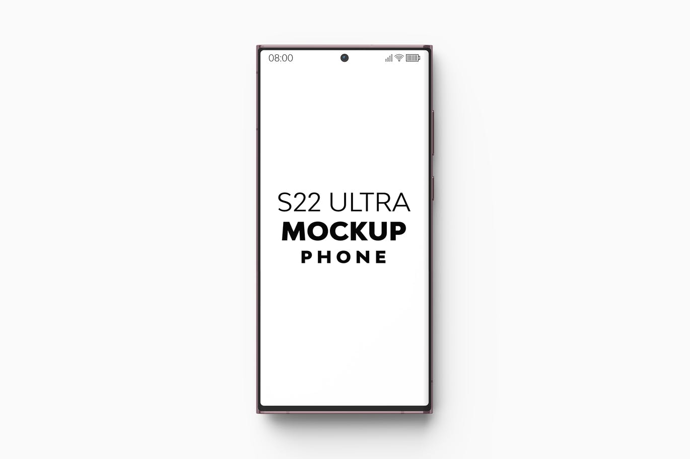 S22 Ultra 安卓手机样机 (PSD)