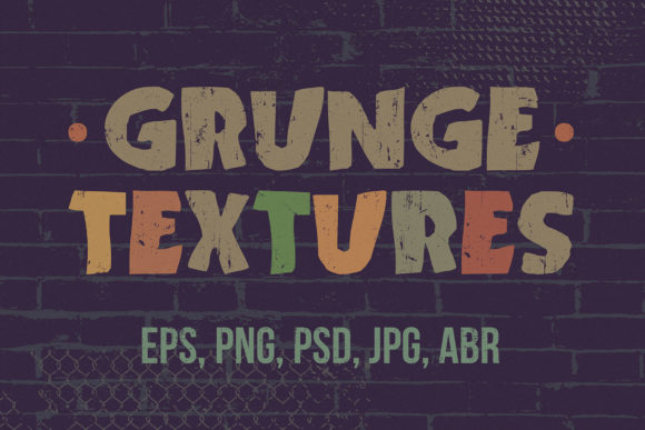 微妙精细的Grunge纹理矢量素材 (psd,eps,abr)