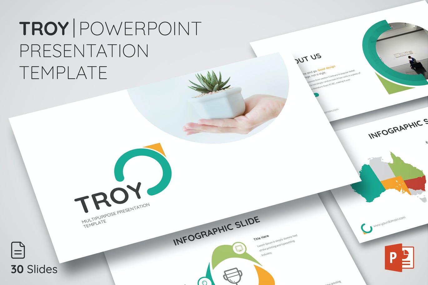 Troy – Powerpoint Presentation Template (PPTX)