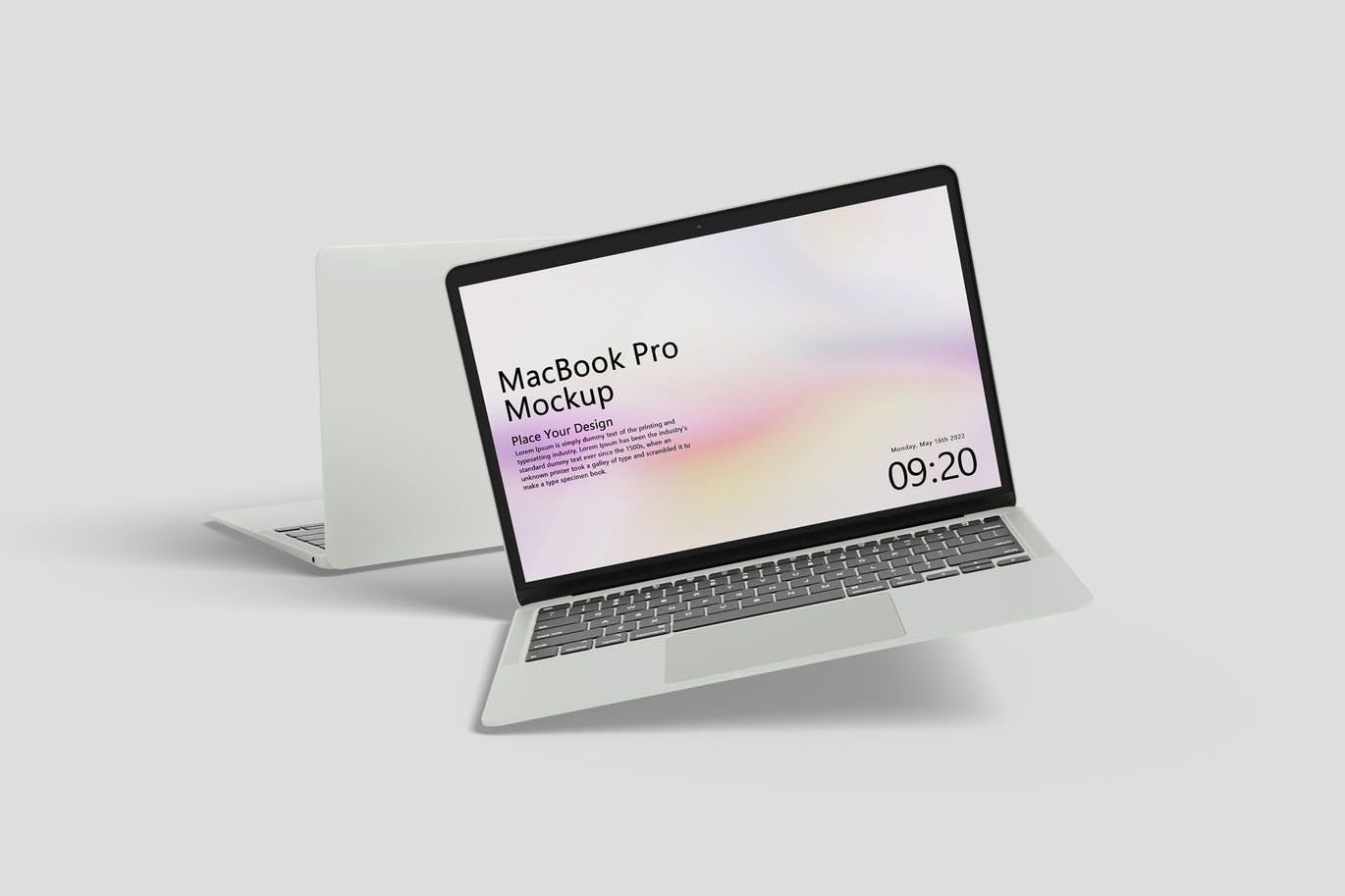 MacBook Pro苹果电脑设备样机 (PSD)
