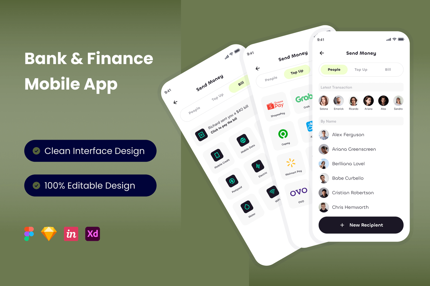银行金融 App UI Kit
