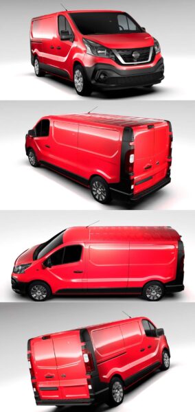 Nissan NV300 Van L2H1 2016款汽车3D模型（FBX,Blend）