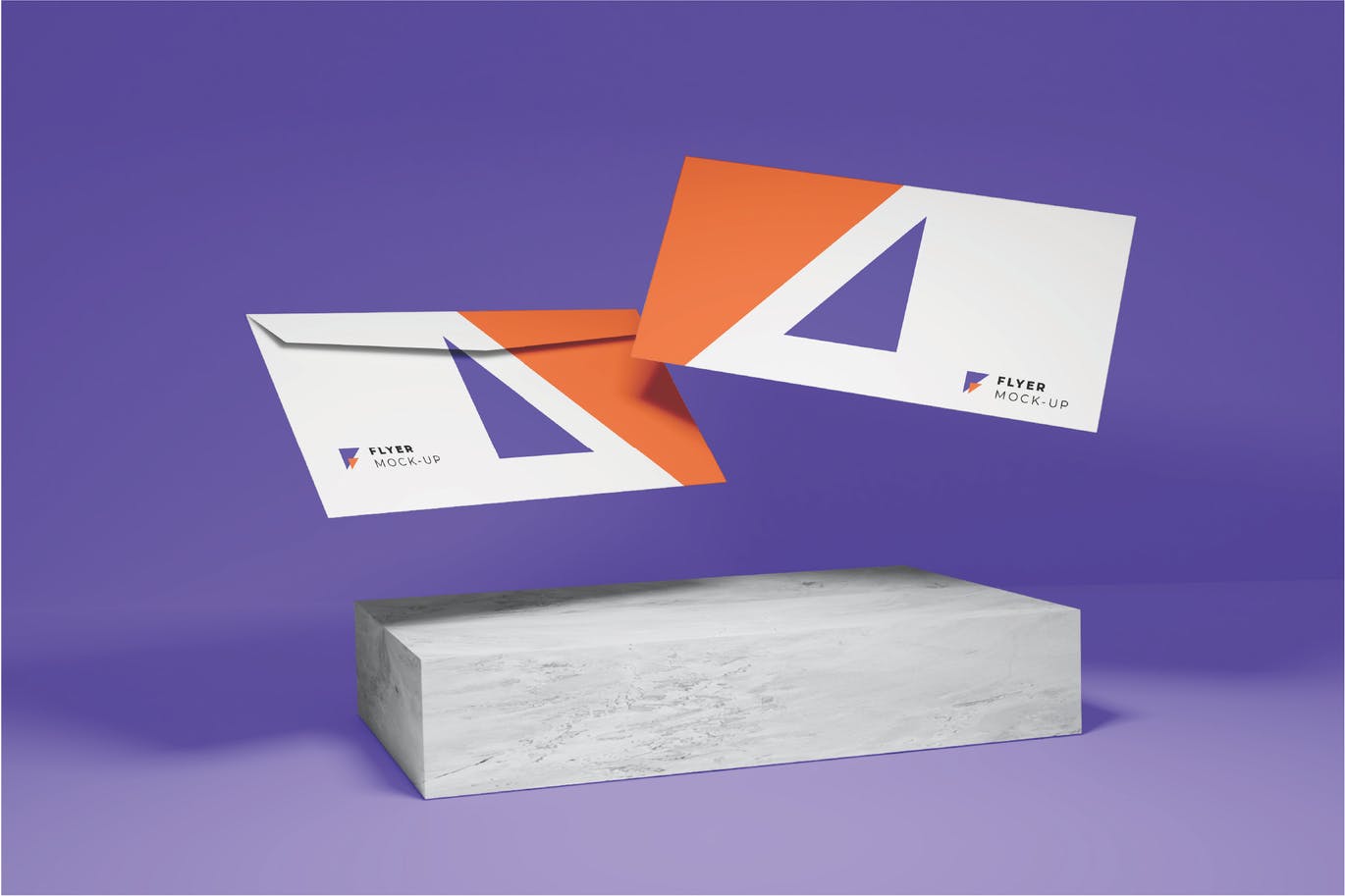信封和信纸品牌设计展示样机 (PSD)