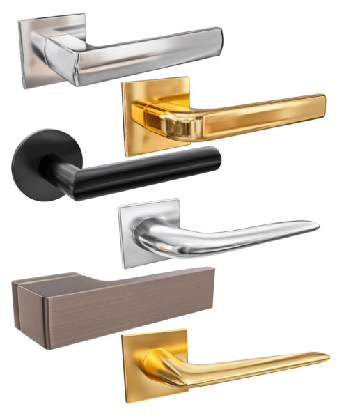 6款Tupai条形金属门把手3D模型（OBJ,FBX,MAX）