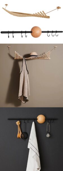 2款造型独特的丹麦Woud衣帽架3D模型（OBJ,FBX,MAX）