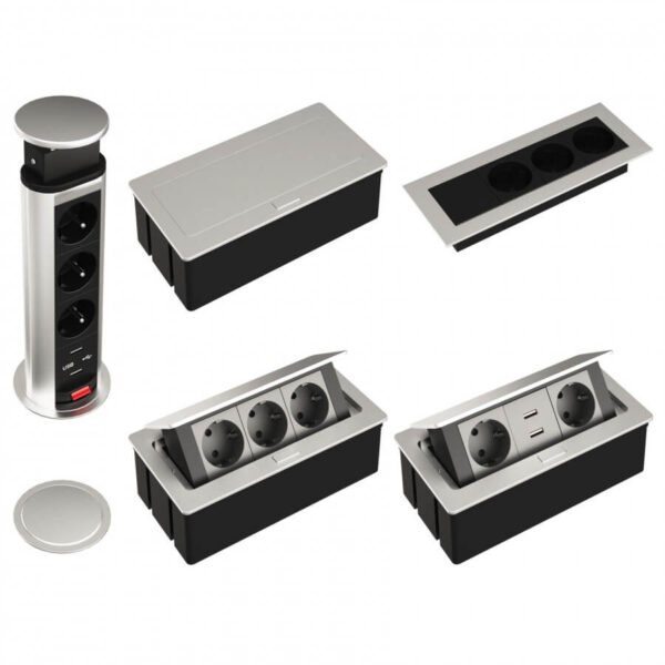 隐藏式插座3D模型（OBJ,MAX）