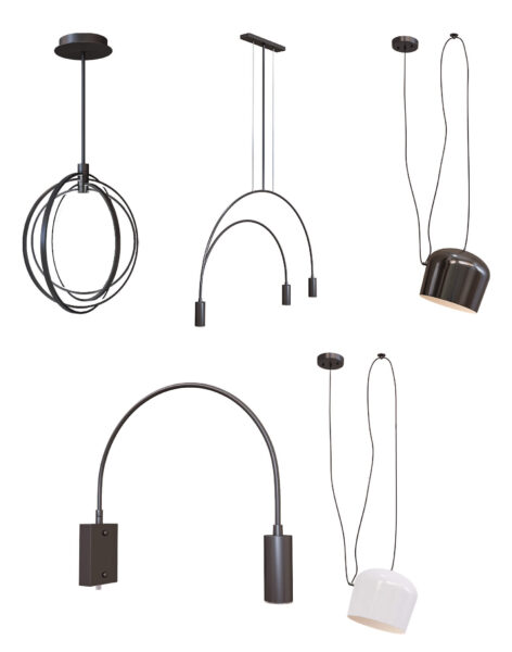 俄罗斯Donolux吊灯壁灯系列3D模型（OBJ,FBX,MAX）