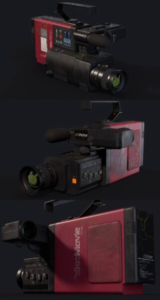 JVC摄像机3D模型（OBJ,FBX,MAX）