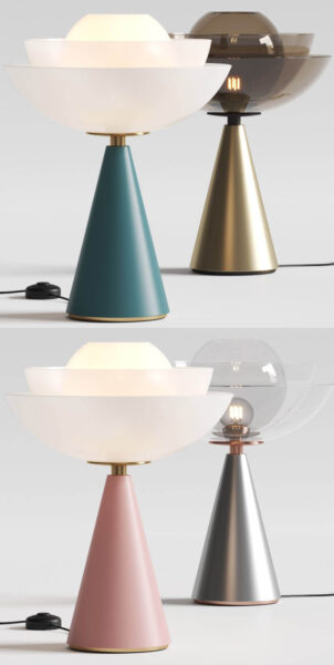 Mason Editions Lotus系列台灯3D模型（FBX,MAX）