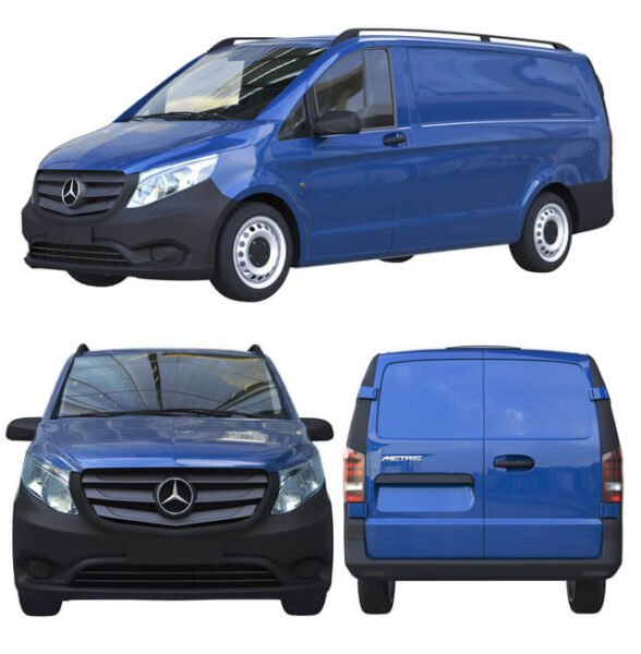 梅赛德斯奔驰Metris 2016款汽车3D模型（OBJ,FBX,MAX）