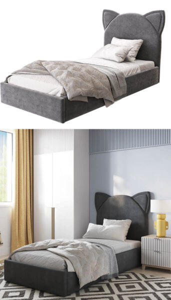 俄罗斯Izzikids Kitty布艺儿童床3D模型（OBJ,FBX,MAX）