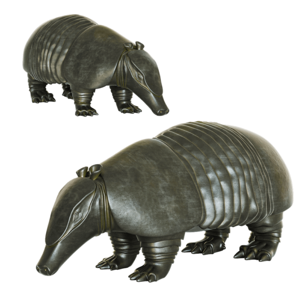 犰狳陶瓷雕塑3D模型（OBJ,FBX,MAX）