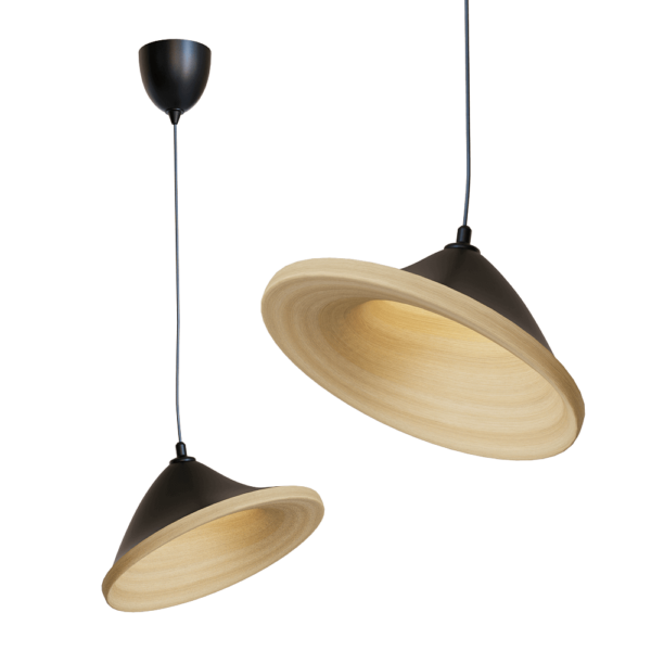 Montly DAC木质外壳吊灯3D模型（OBJ,FBX,MAX）