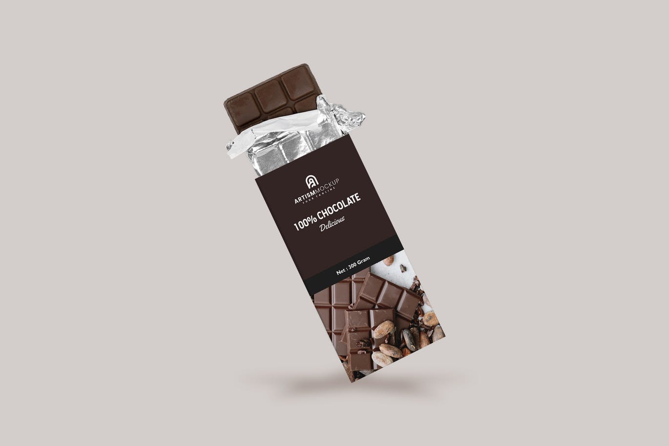 巧克力零食品牌包装设计样机 (PSD,JPG)