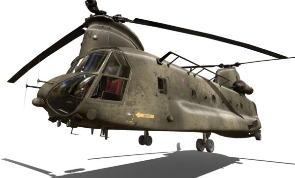 Chinook直升机3D模型（OBJ,FBX,MAX）