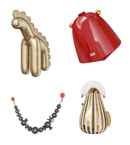 4款GORKOVENKO装饰品3D模型（OBJ,FBX,MAX）