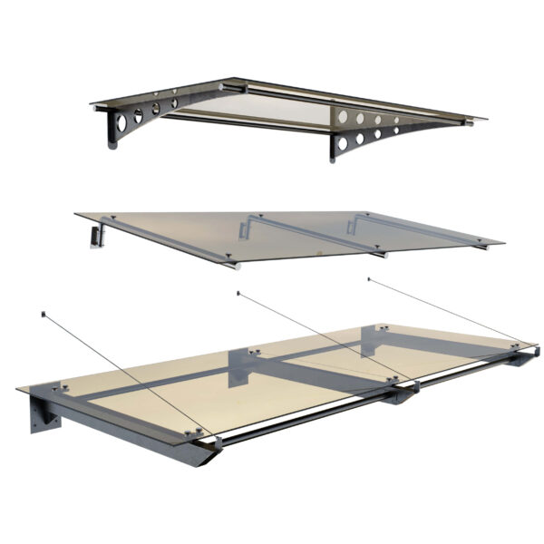 3款玻璃雨棚3D模型（FBX,MAX）