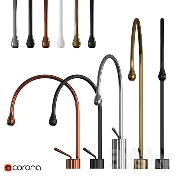 意大利捷仕Goccia Gessi浴室水龙头3D模型（FBX,MAX）